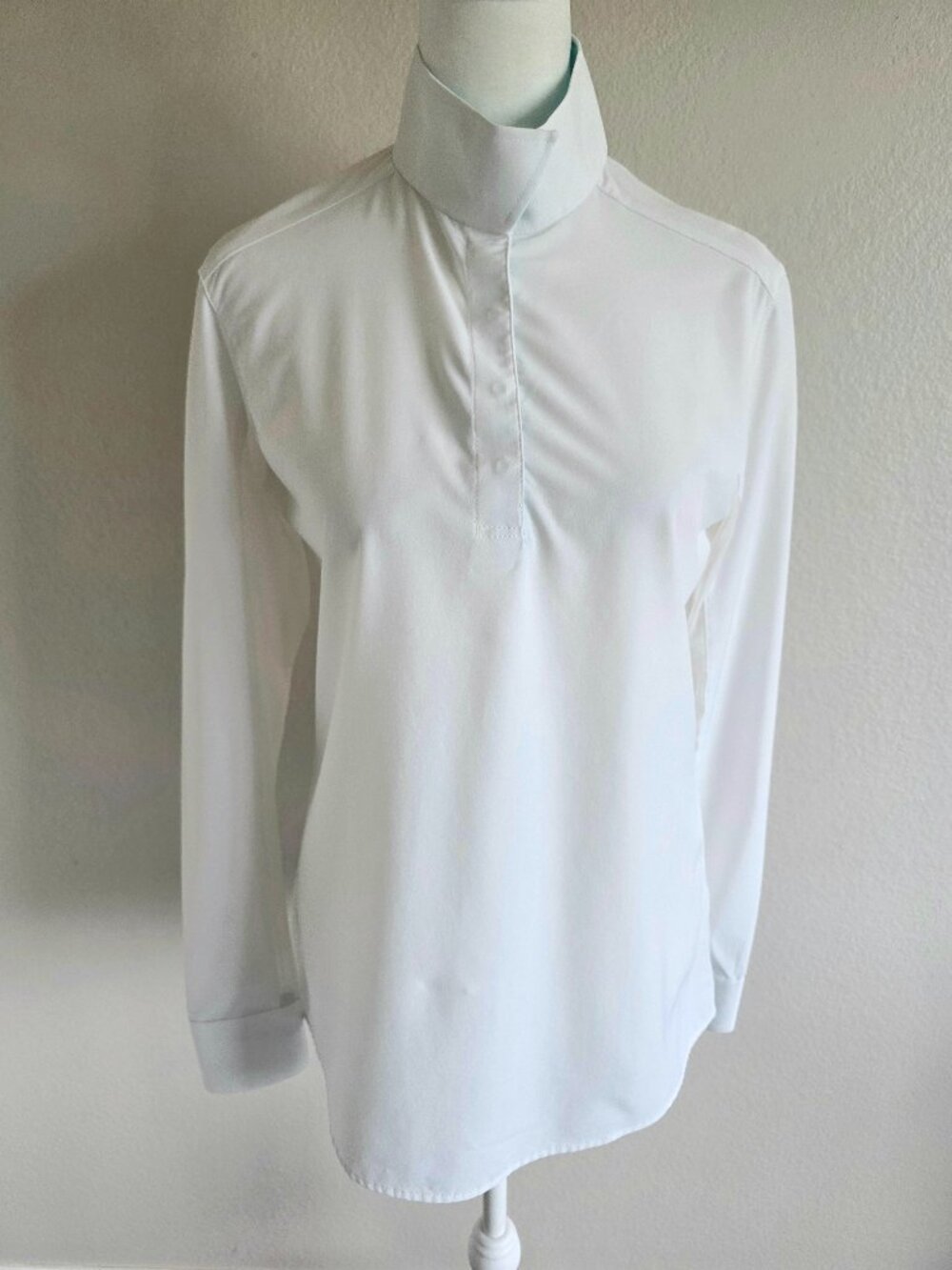 R.J. Classics Prestige Collection Cool Stretch Shirt White Pink Flamingo S M